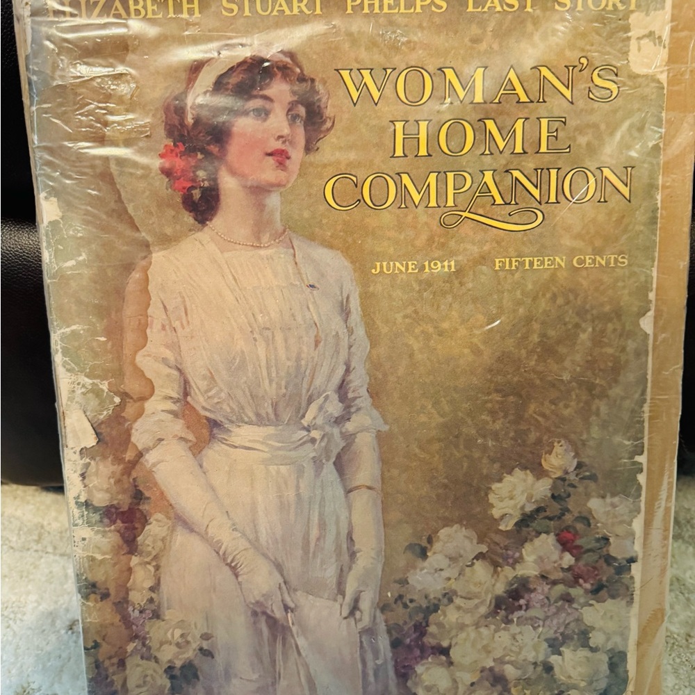 Vintage Woman's Home Companion Magazine Cover